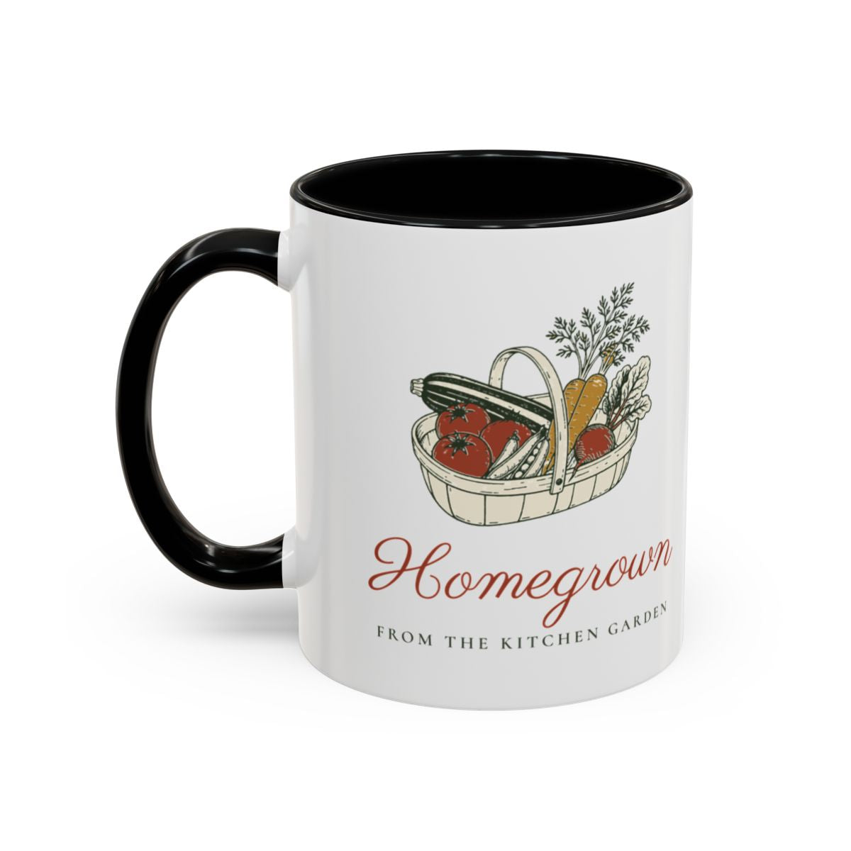 Homegrown Mug in Black, left side