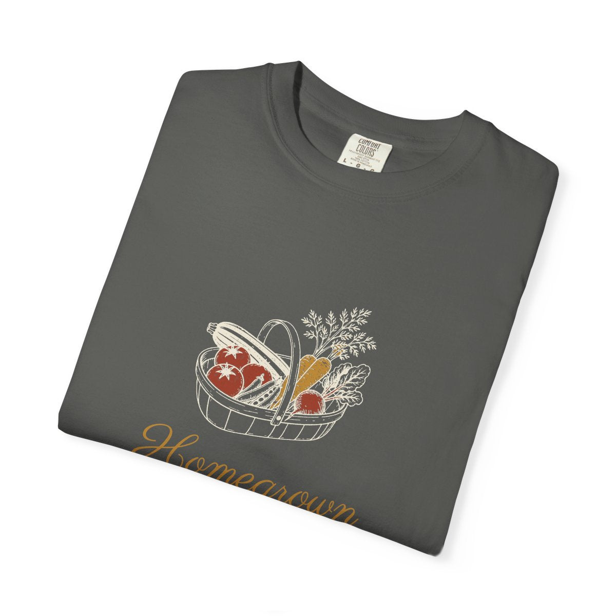 Homegrown Tee in Pepper, folded