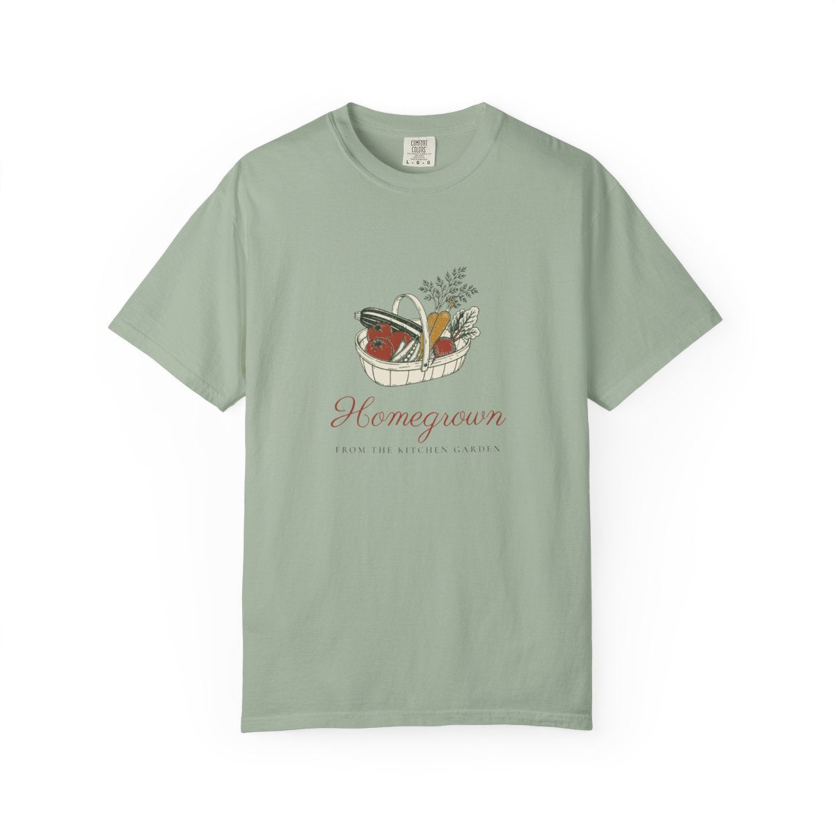 Homegrown Tee in Bay, front view