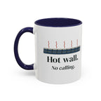 Hot Wall Mug in Navy, left side