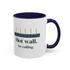 Hot Wall Mug in Navy, right side