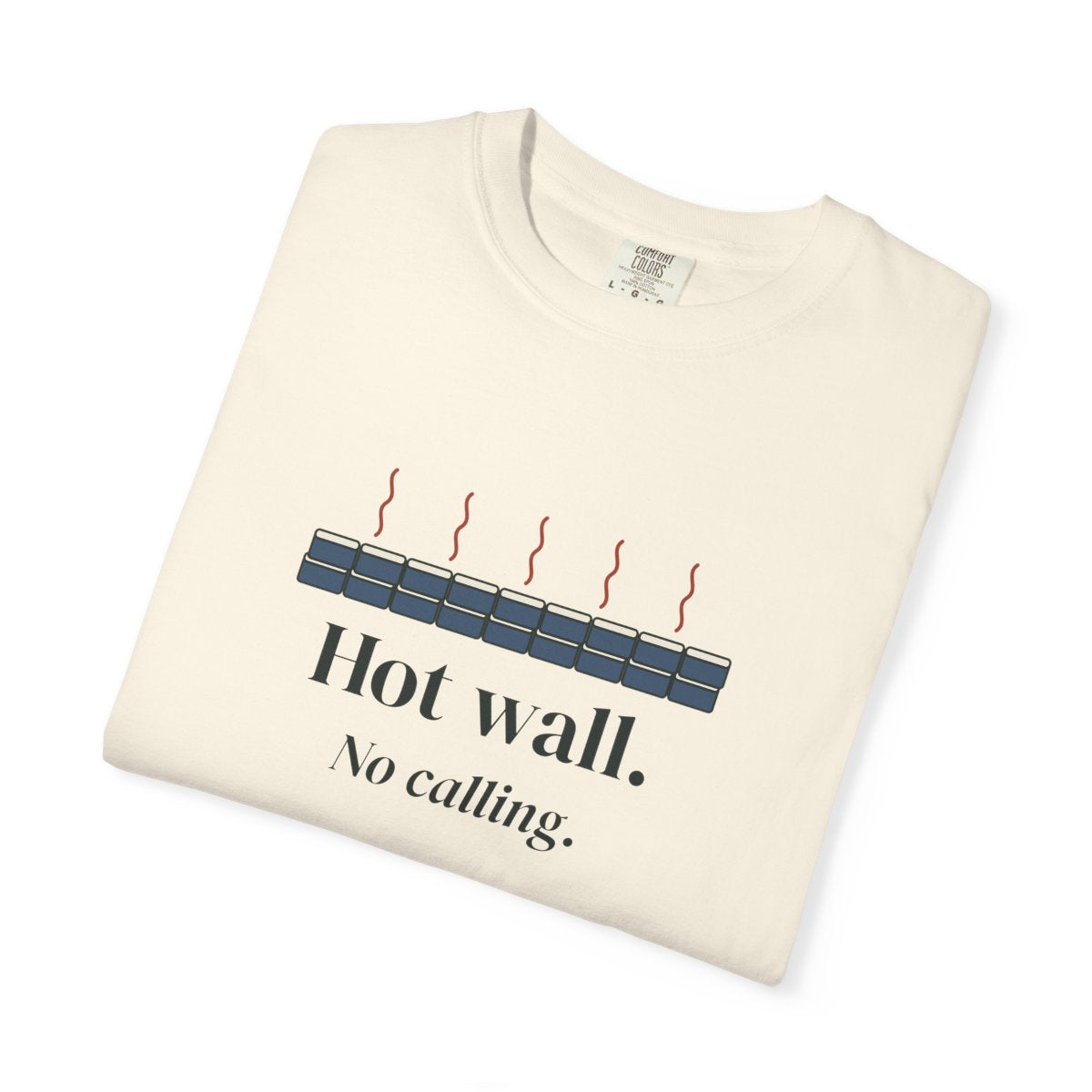Hot Wall Tee in Ivory, folded