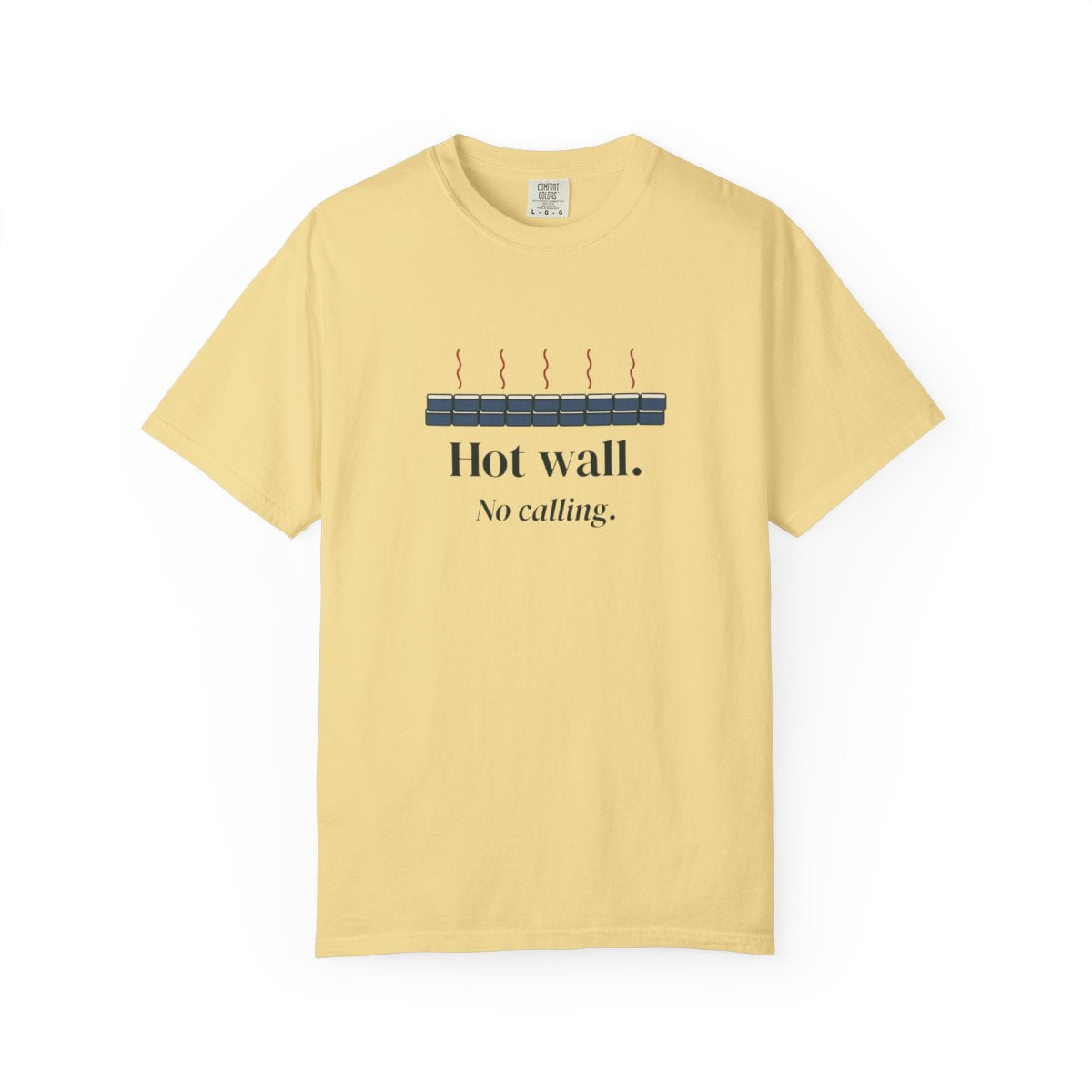 Hot Wall Tee in Butter, front view