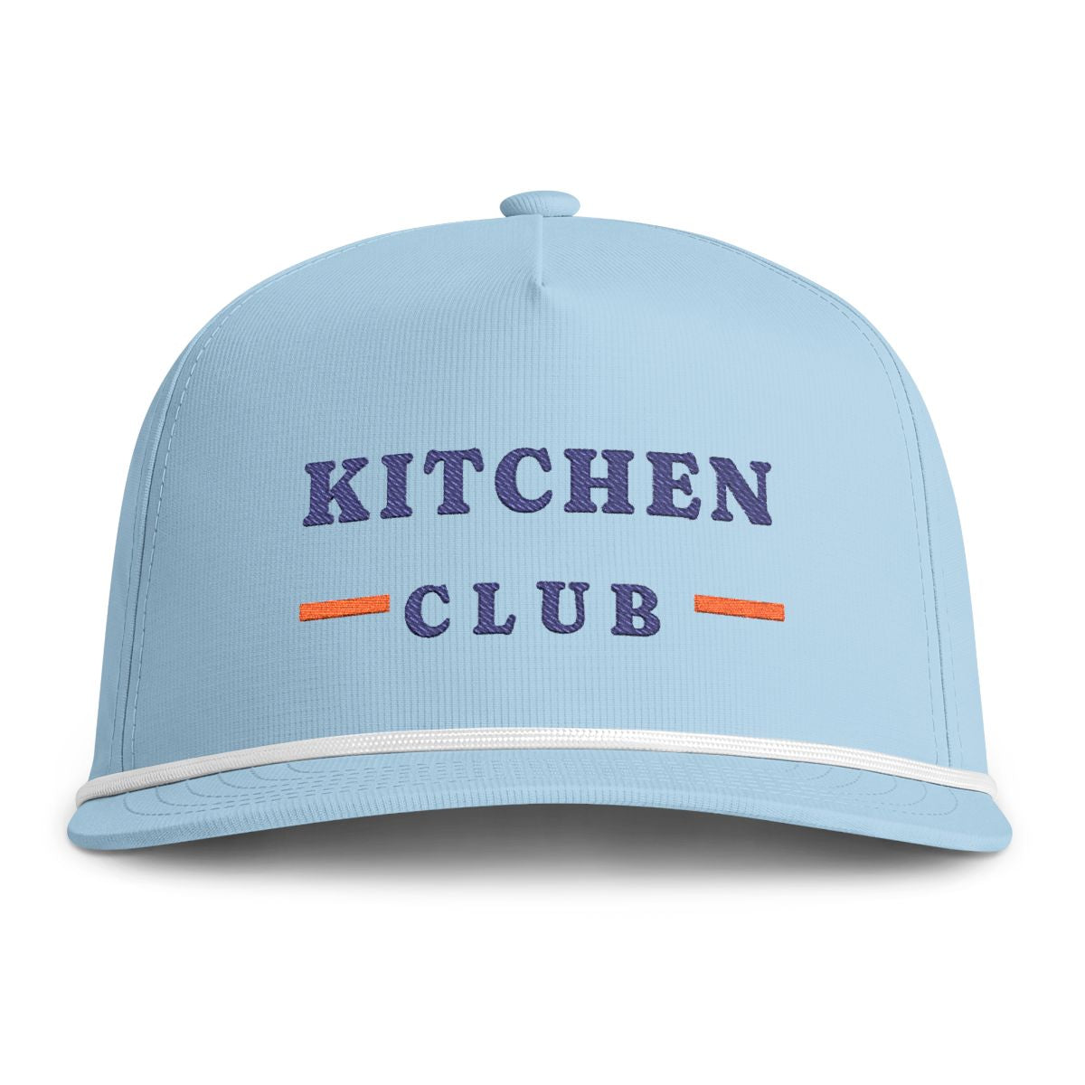 Kitchen Club Rope Cap in Chambray, front view