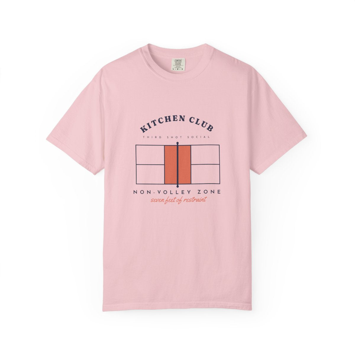 Kitchen Club Tee in Blossom, front view