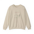 Kitchen Herbs Crewneck in Sand, front view