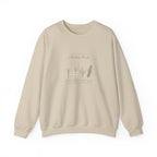 Kitchen Herbs Crewneck in Sand, front view