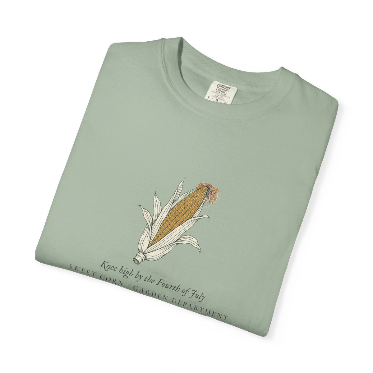 Knee High Tee in Bay, folded