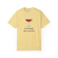 Last Hand, Then Cocktails Tee in Butter, front view