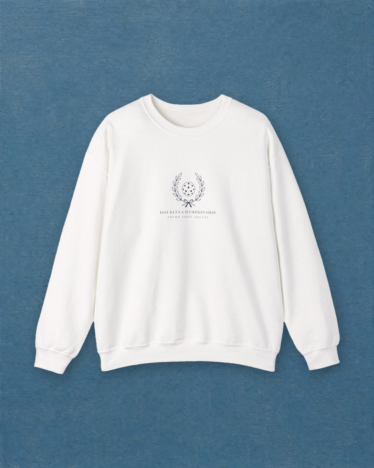 Laurel Crewneck in White, styled