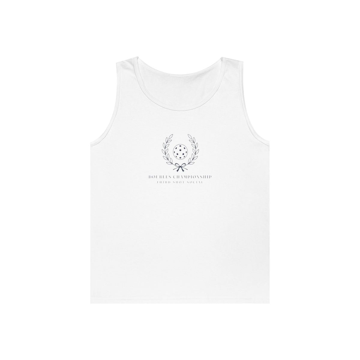 Laurel Tank in White, front view