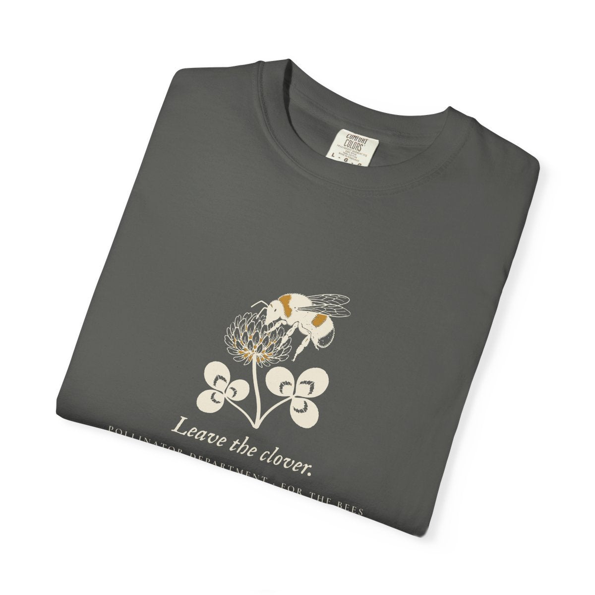 Leave the Clover Tee in Pepper, folded