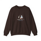 Lodge No. 7 Crewneck in Dark Chocolate, front view
