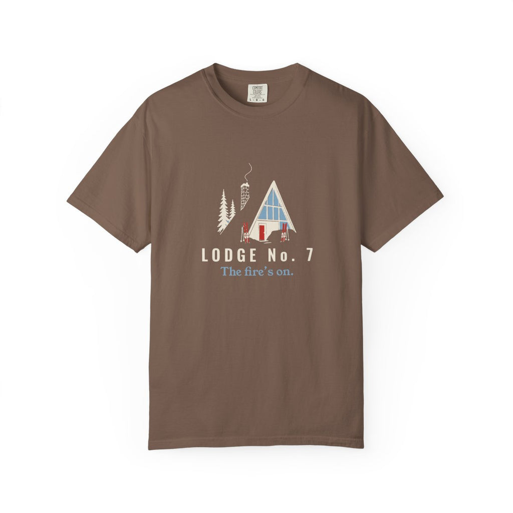 Lodge No. 7 Tee in Espresso, front view