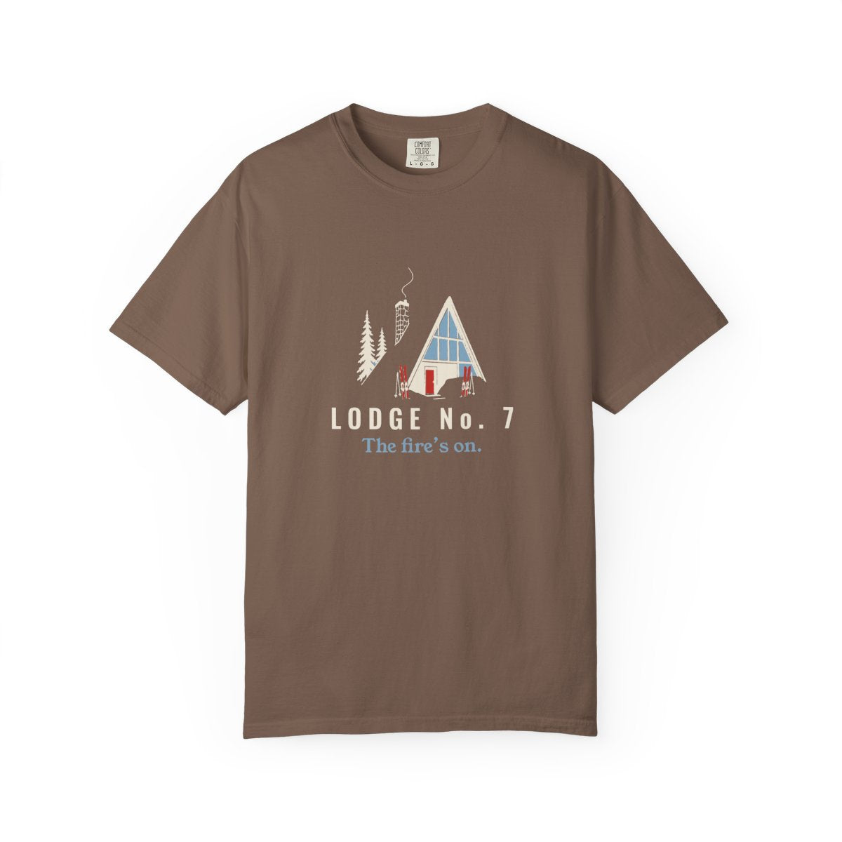 Lodge No. 7 Tee in Espresso, front view