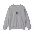 LRSC Monogram Crewneck in Sport Grey, front view