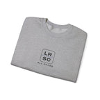 LRSC Monogram Crewneck in Sport Grey, folded