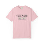 Mahj Night Tee in Blossom, front view