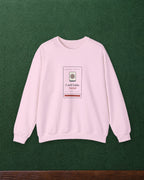 Game Night Matchbook Crewneck in Light Pink, styled