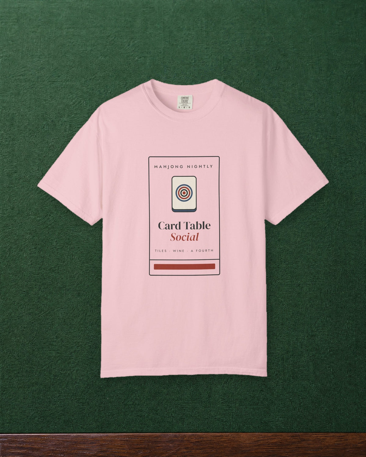 Game Night Matchbook Tee in Blossom, styled