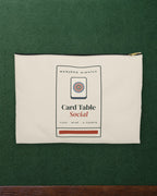 Game Night Matchbook Zip Pouch in Black zipper, styled