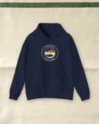 Back Nine Hoodie in Navy, styled
