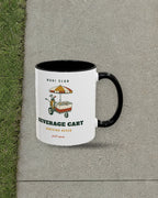 Beverage Cart Mug in Black, styled