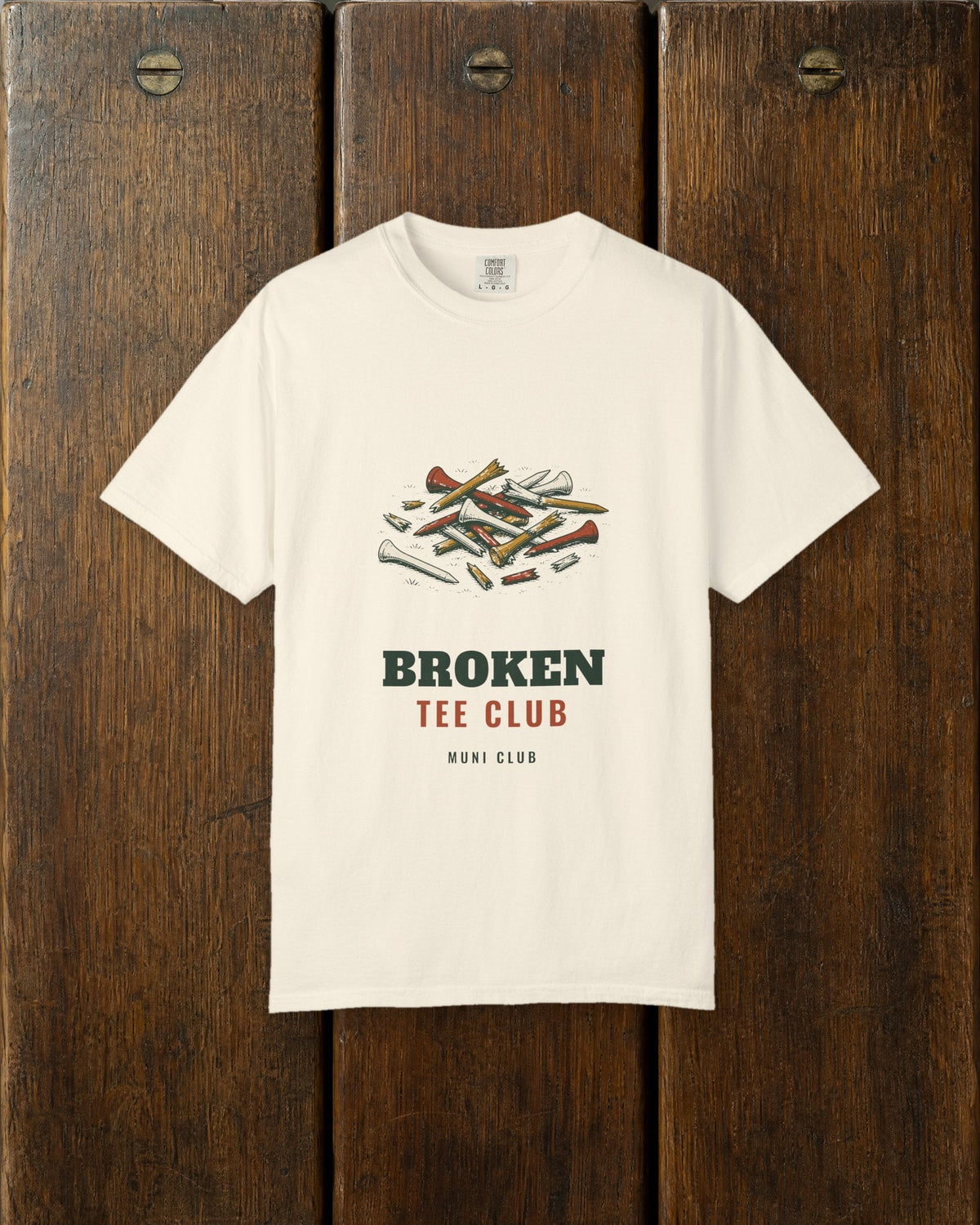 Broken Tee Club Tee in Ivory, styled