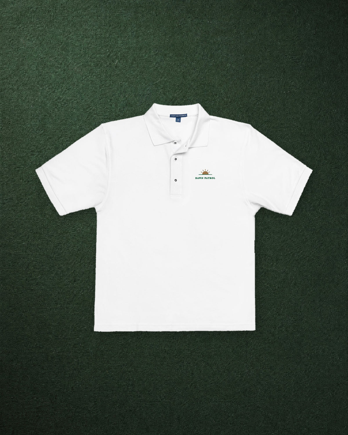 Dawn Patrol Polo in White, styled