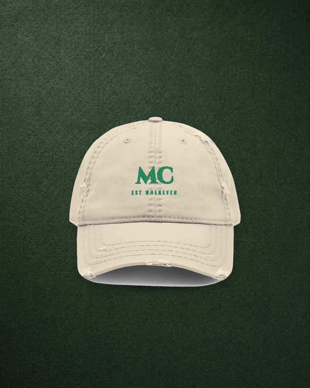 Est. Whenever Dad Hat in Khaki, styled