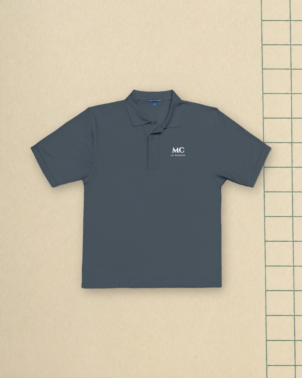 Est. Whenever Polo in Steel Grey, styled