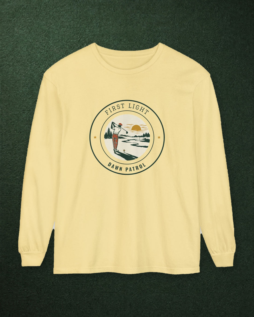 First Light Long Sleeve Tee in Butter, styled