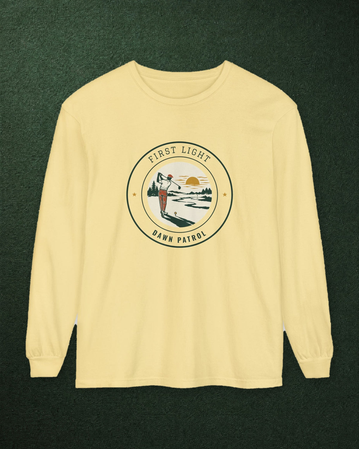 First Light Long Sleeve Tee in Butter, styled