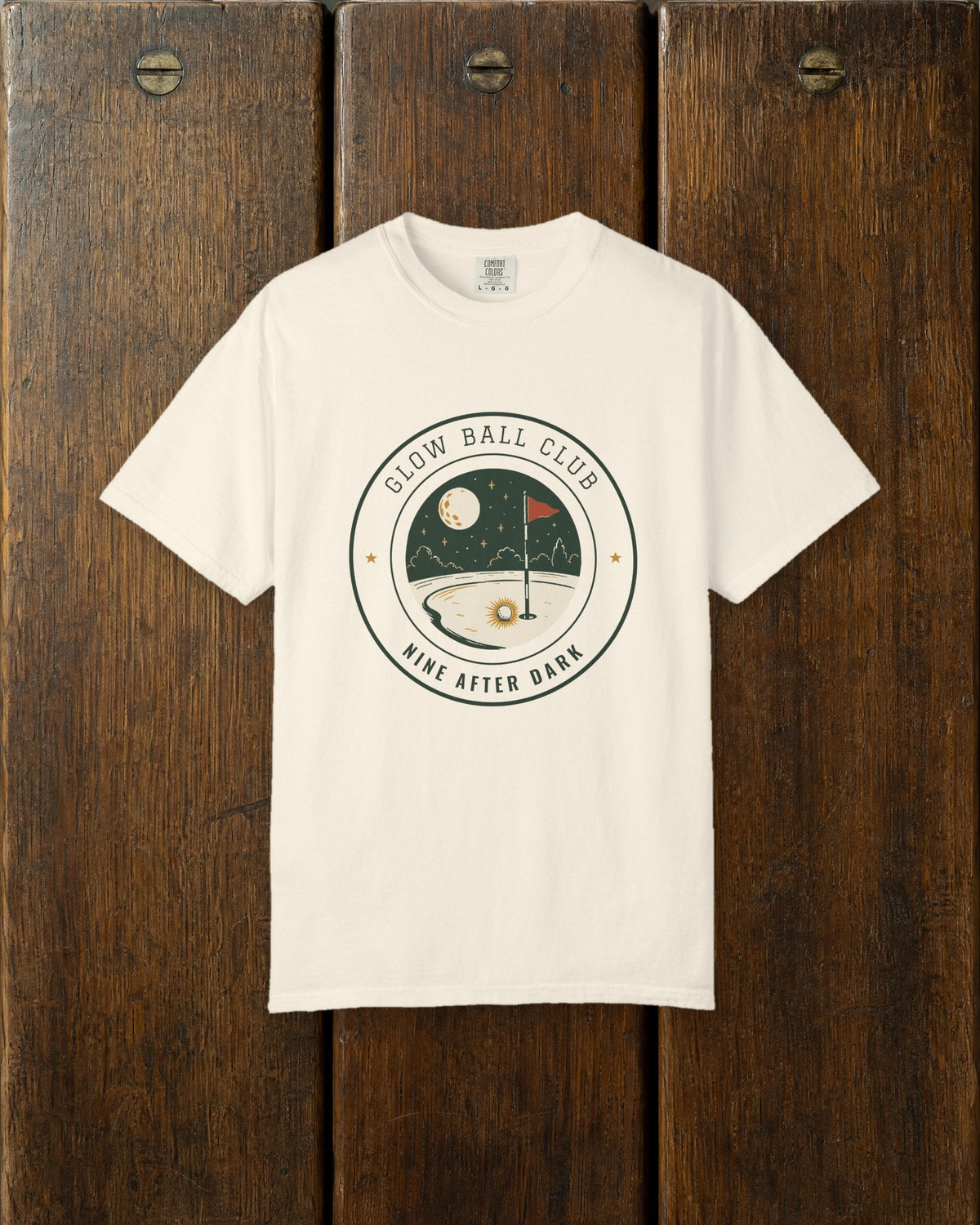 Glow Ball Club Tee in Ivory, styled