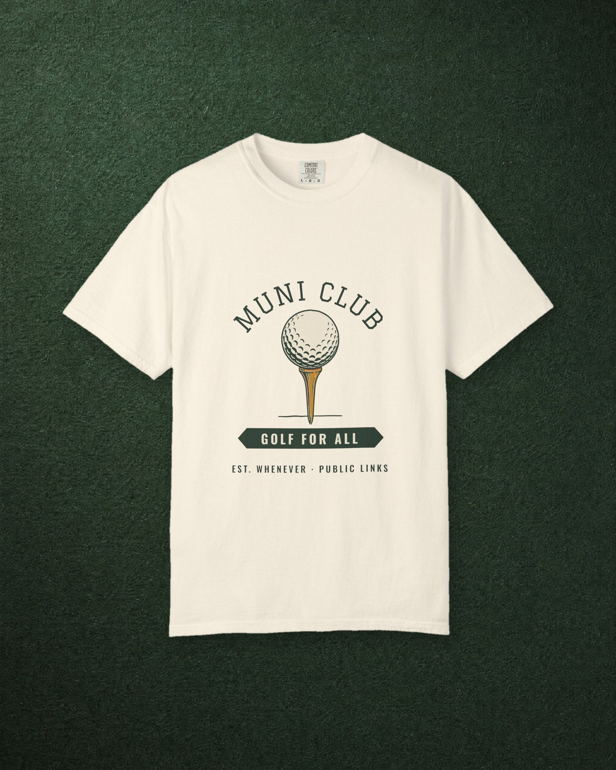 Golf for All Tee in Ivory, styled