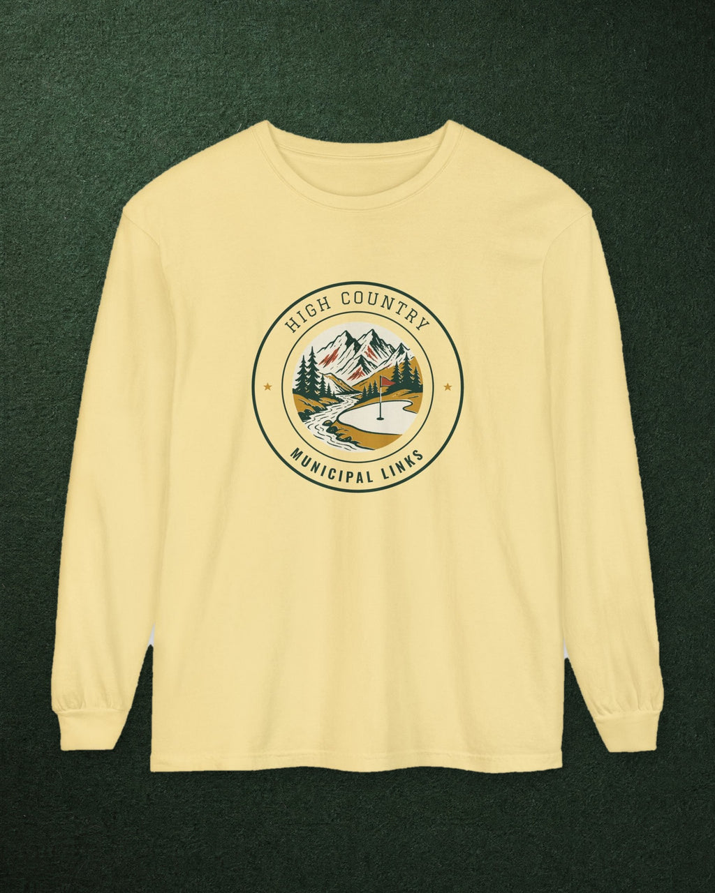 High Country Long Sleeve Tee in Butter, styled