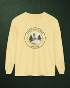 Hometown Links Long Sleeve Tee in Butter, styled