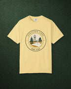 Hometown Links Tee in Butter, styled