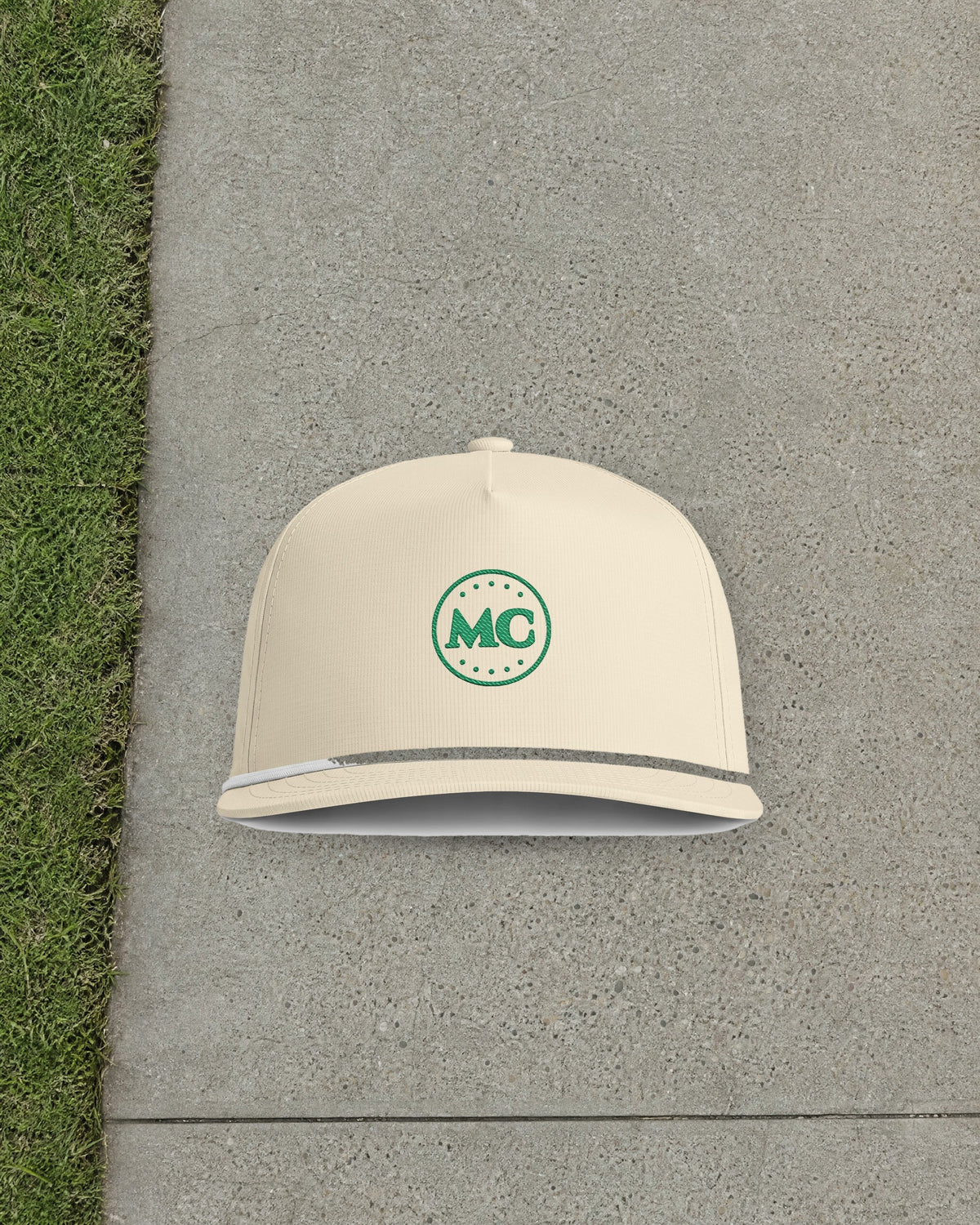 MC Ball Rope Cap in Ivory, styled