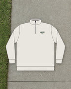 Muni Stack Quarter-Zip in Bone, styled