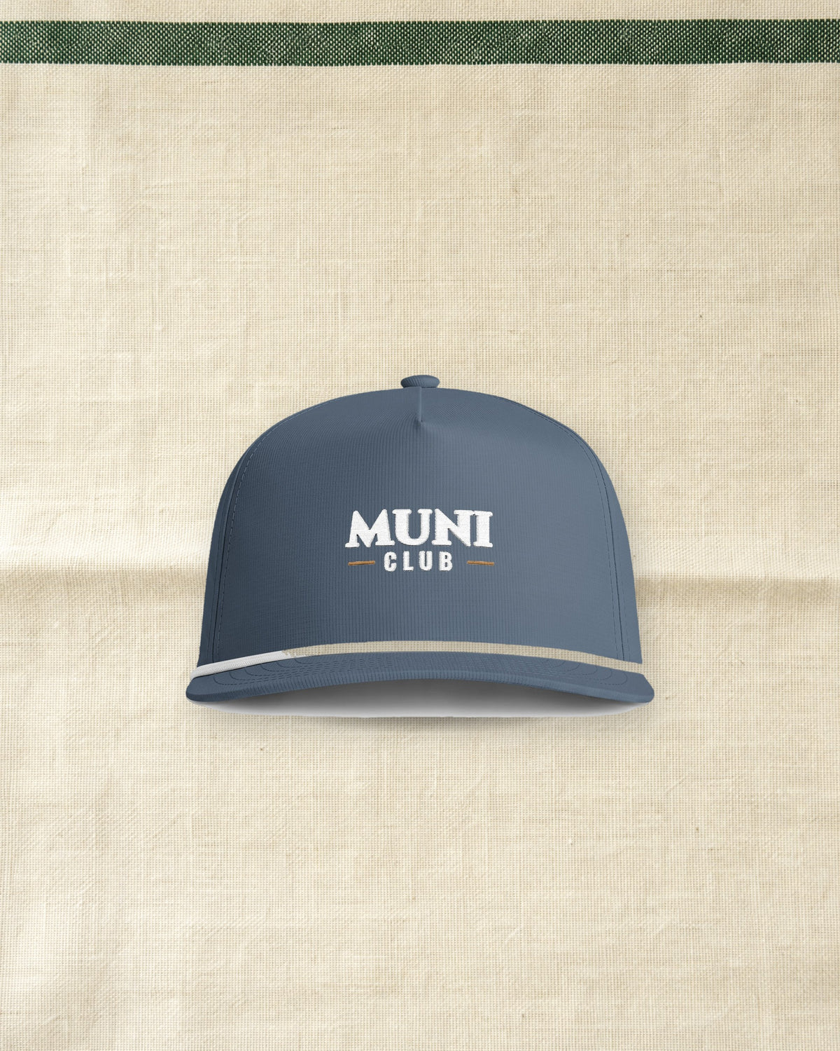 Muni Stack Rope Cap in Blue Jean, styled