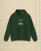 Muni Club Original Hoodie in Forest Green, styled