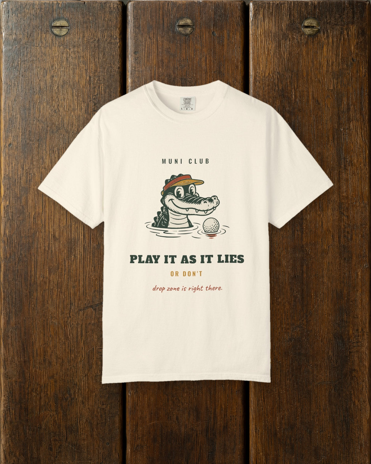 Play It As It Lies Tee in Ivory, styled