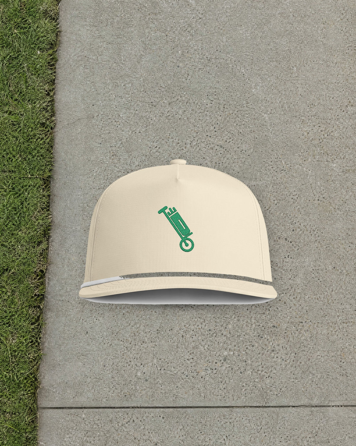 Pull Cart Rope Cap in Ivory, styled