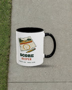 Score Keeper Mug in Black, styled