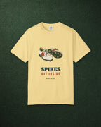 Spikes Off Inside Tee in Butter, styled