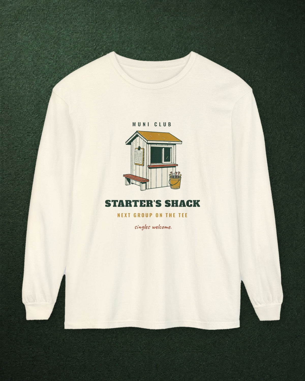 Starter's Shack Long Sleeve Tee in Ivory, styled