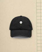 Tee & Ball Dad Hat in Black, styled