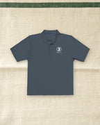 Three Putt A.C. Polo in Steel Grey, styled