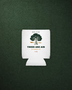 Trees Are Air Can Cooler in White, styled